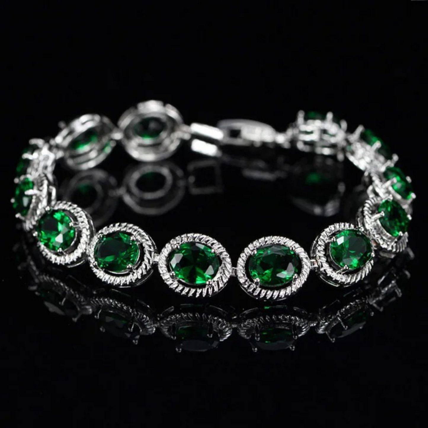 Halo Blossom Drop Bracelet
