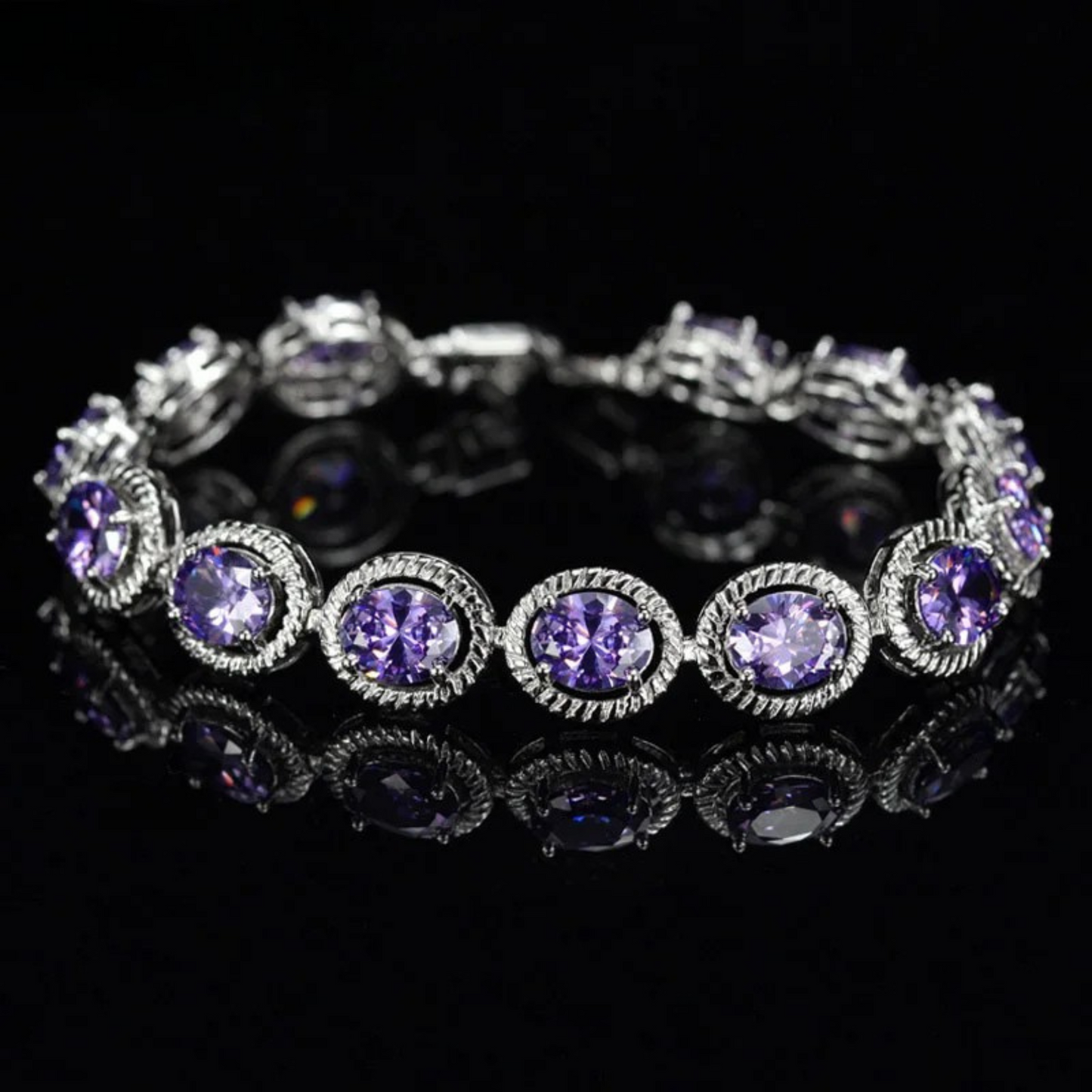 Halo Blossom Drop Bracelet