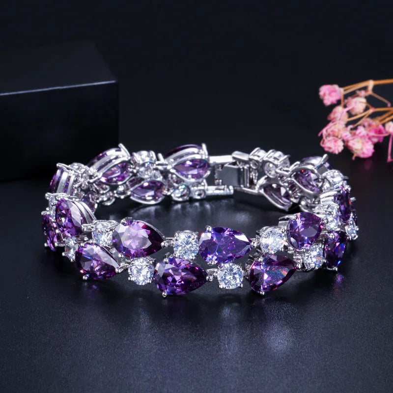 Dual Tear Drop Bracelet