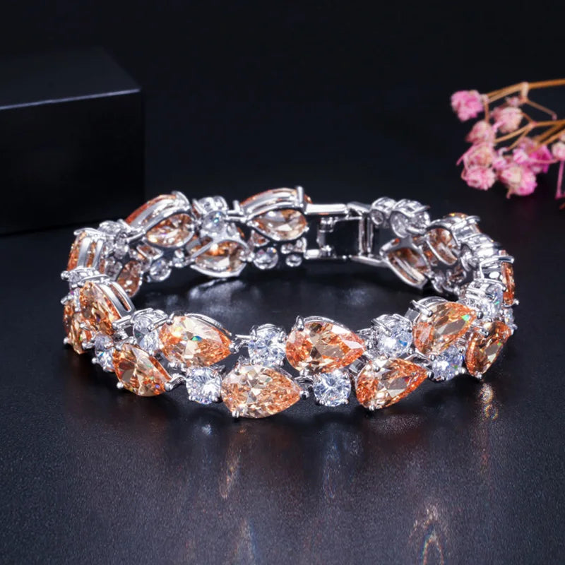Dual Tear Drop Bracelet