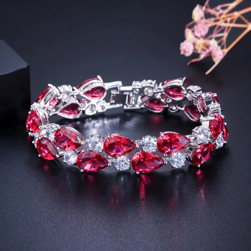 Dual Tear Drop Bracelet
