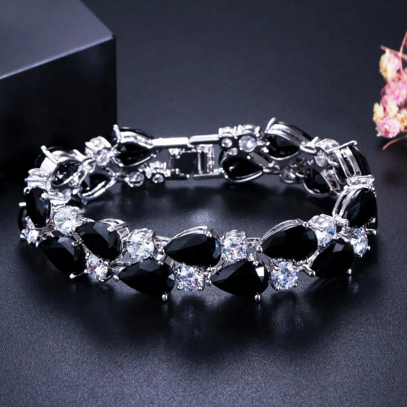 Dual Tear Drop Bracelet