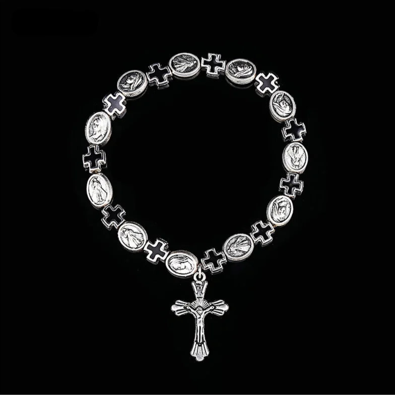 Sacred Heart Rosary Bracelet