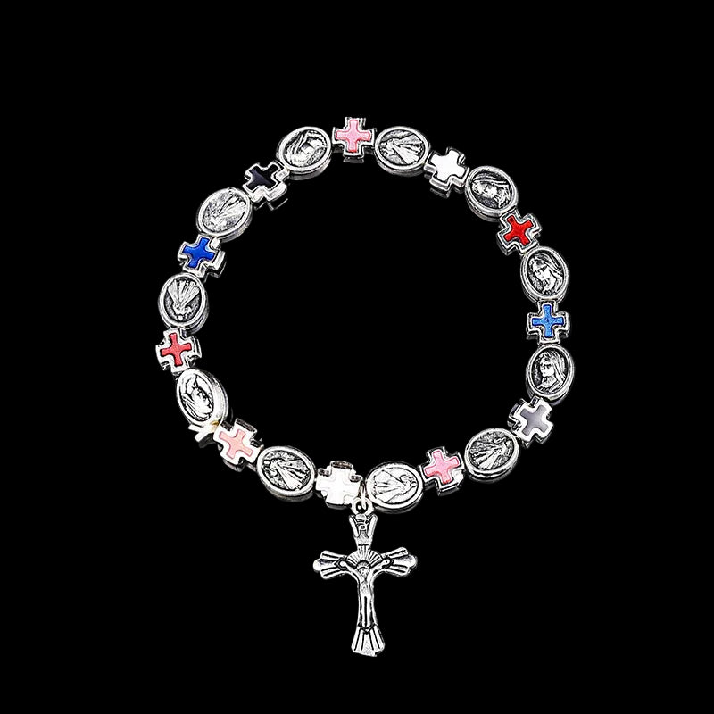 Sacred Heart Rosary Bracelet