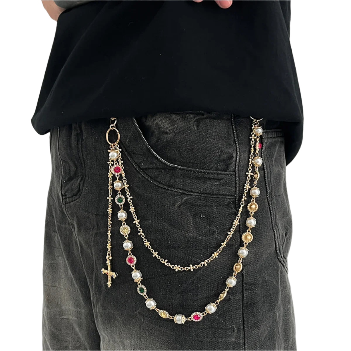 Salircon V2 Cross Pearl Beltchain