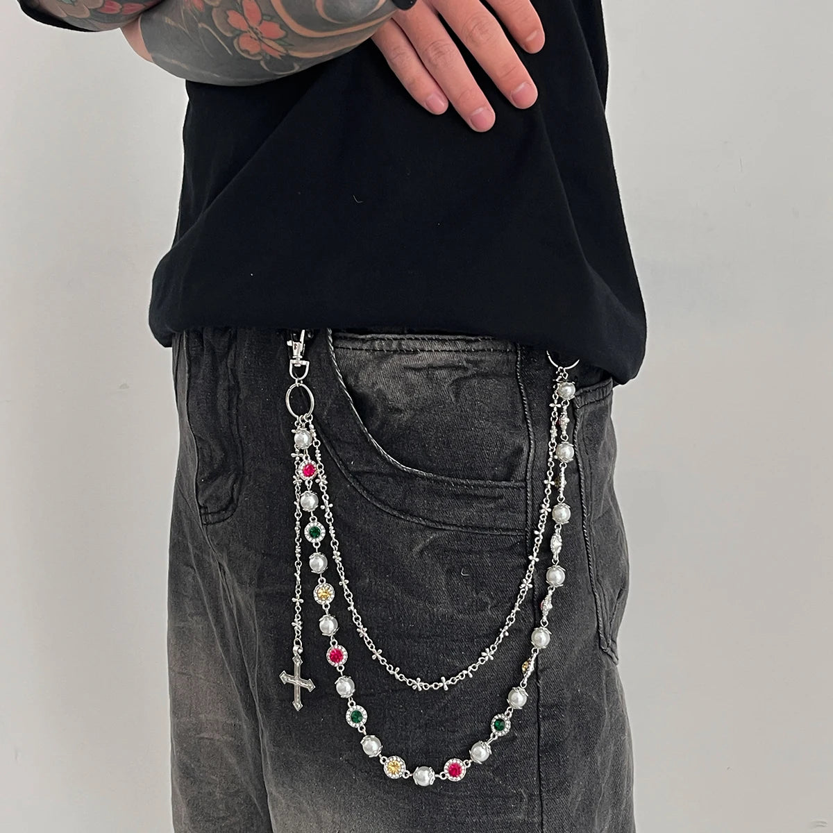 Salircon V2 Cross Pearl Beltchain