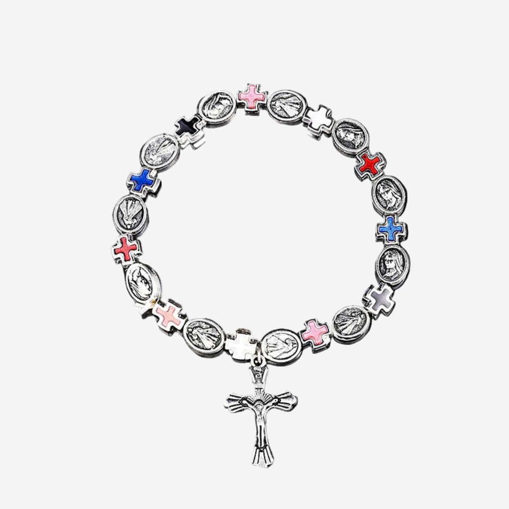 Sacred Heart Rosary Bracelet
