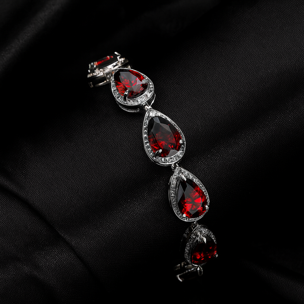 Retro Blossom Drop Bracelet