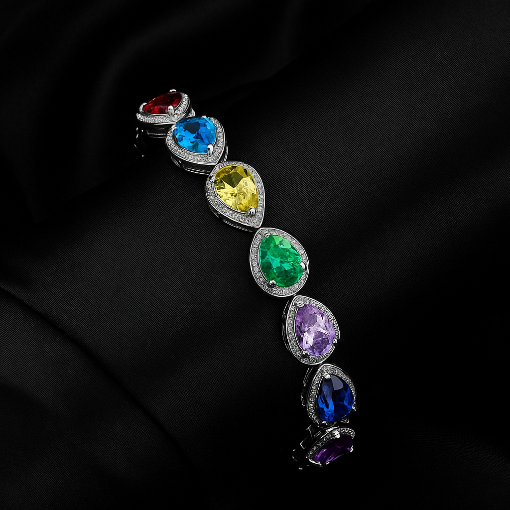 Retro Blossom Drop Bracelet