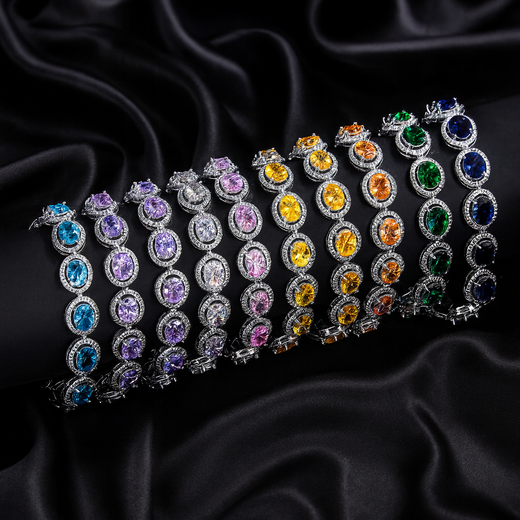 Halo Blossom Drop Bracelet