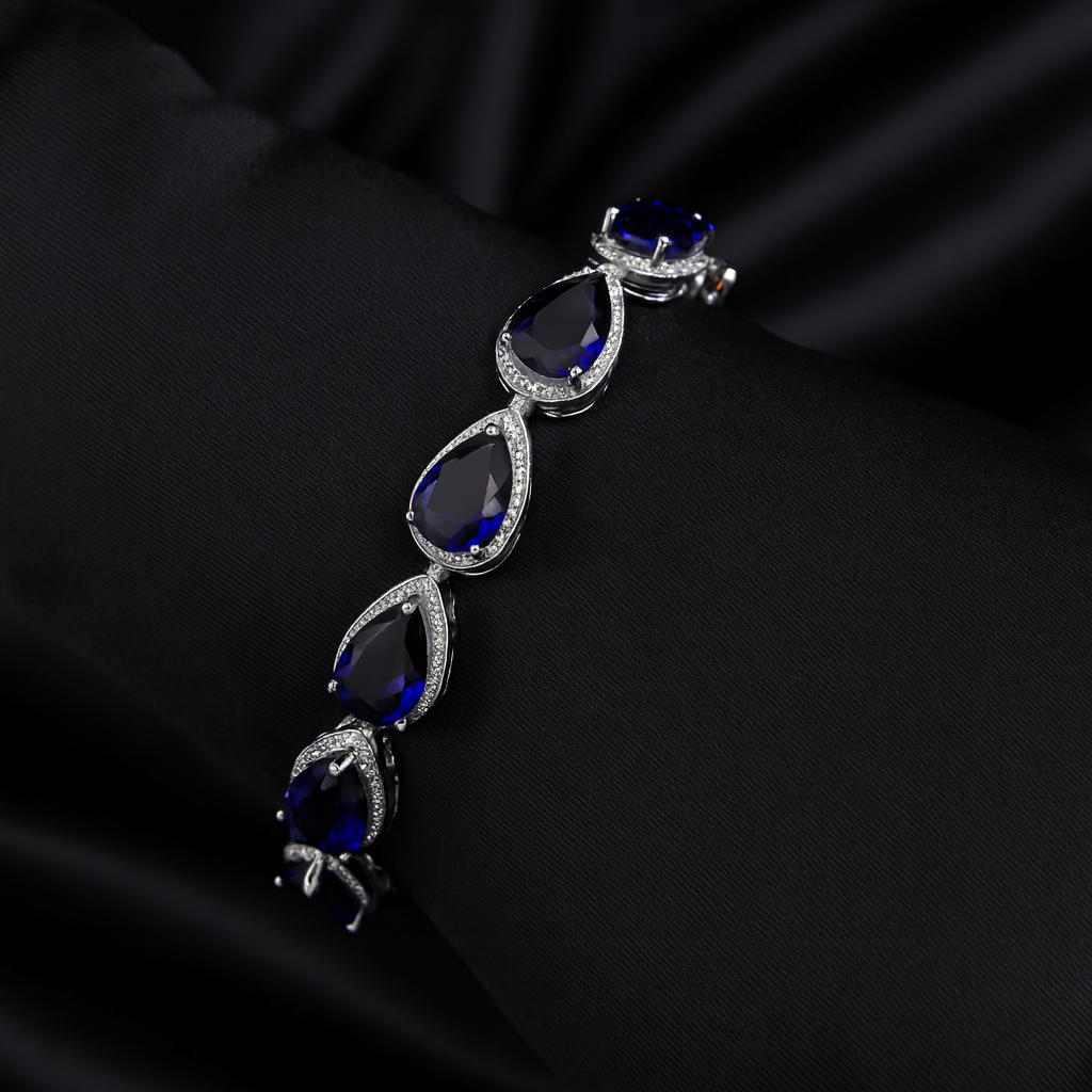 Retro Blossom Drop Bracelet