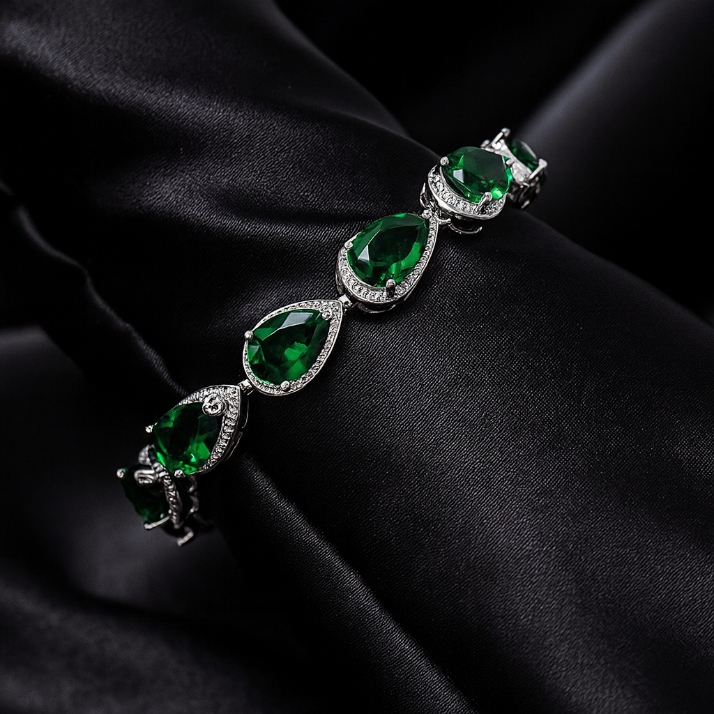 Retro Blossom Drop Bracelet