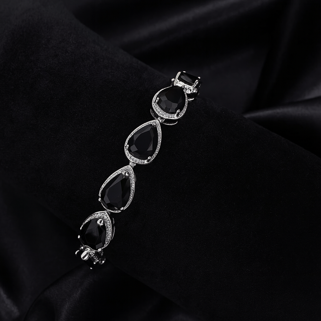 Retro Blossom Drop Bracelet