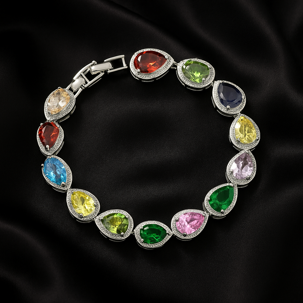 Retro Blossom Drop Bracelet