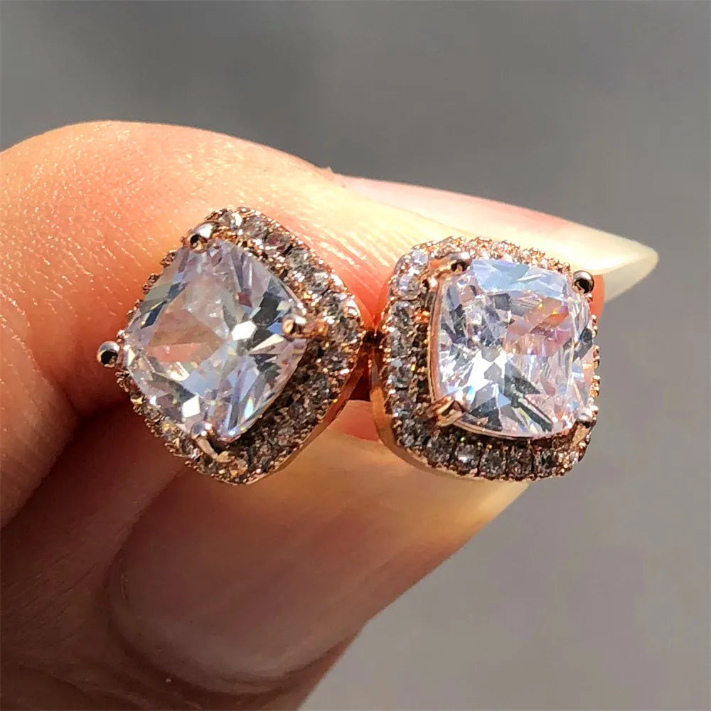 Vintage Double Stud Earrings
