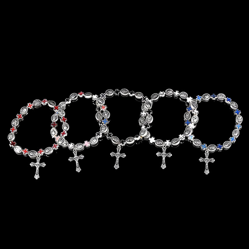 Sacred Heart Rosary Bracelet