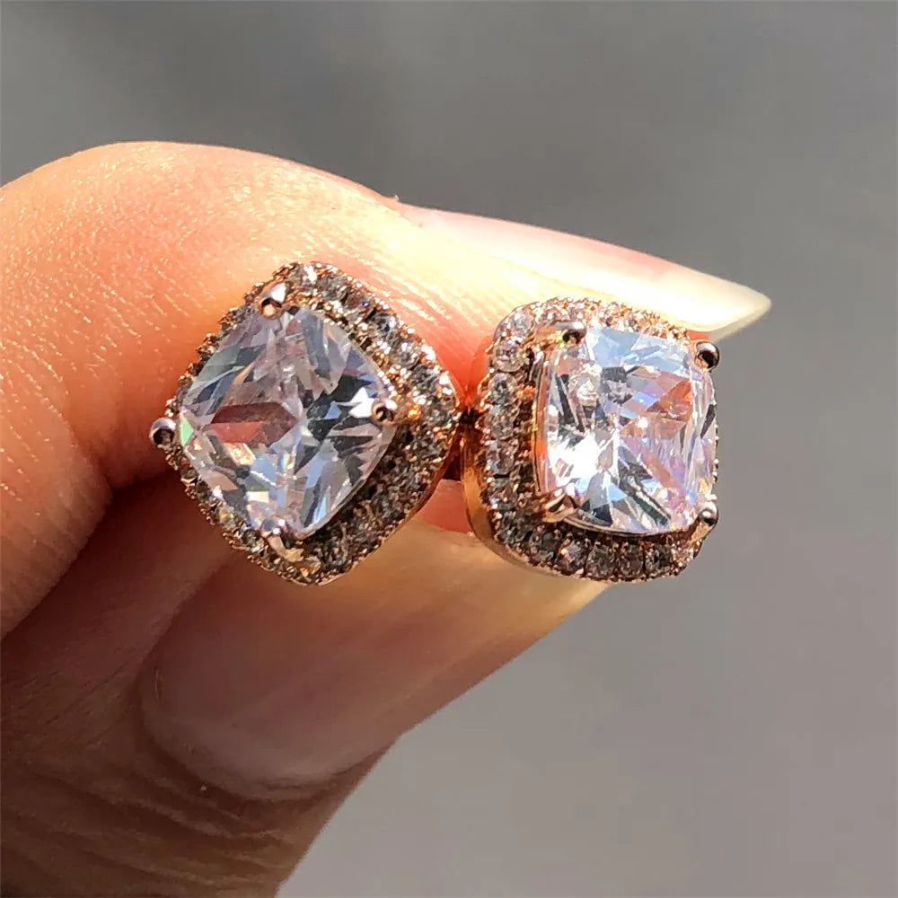 Vintage Double Stud Earrings