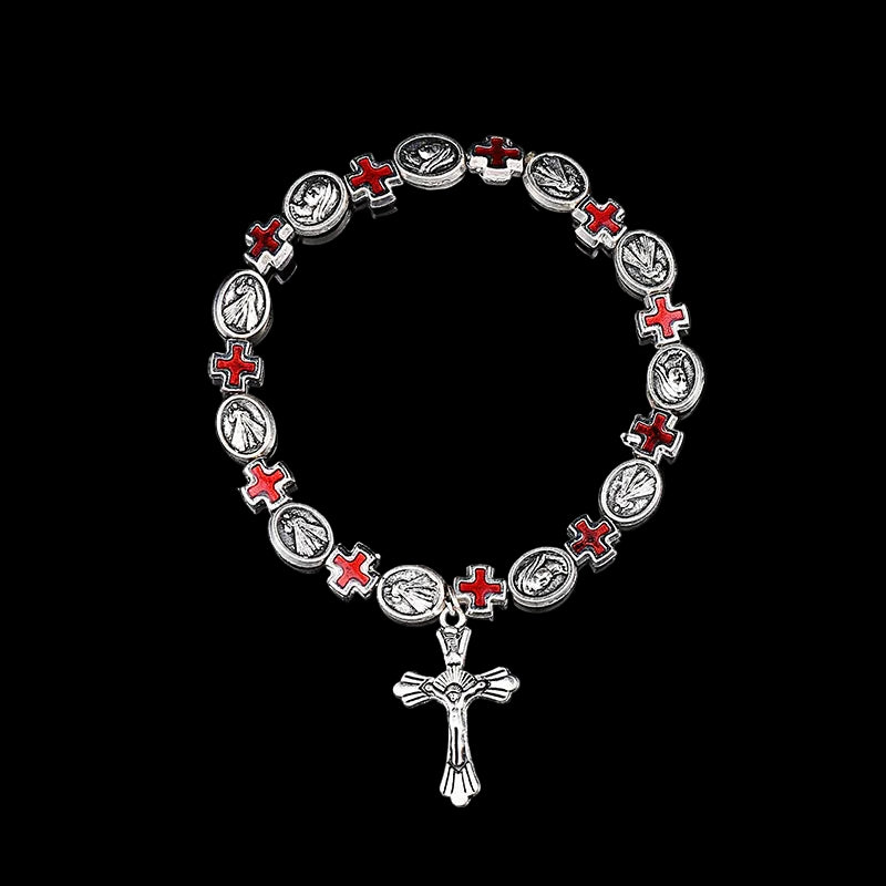 Sacred Heart Rosary Bracelet