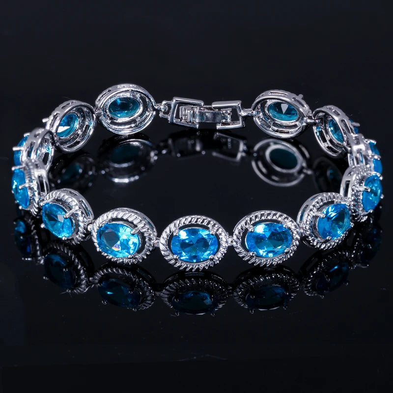 Halo Blossom Drop Bracelet