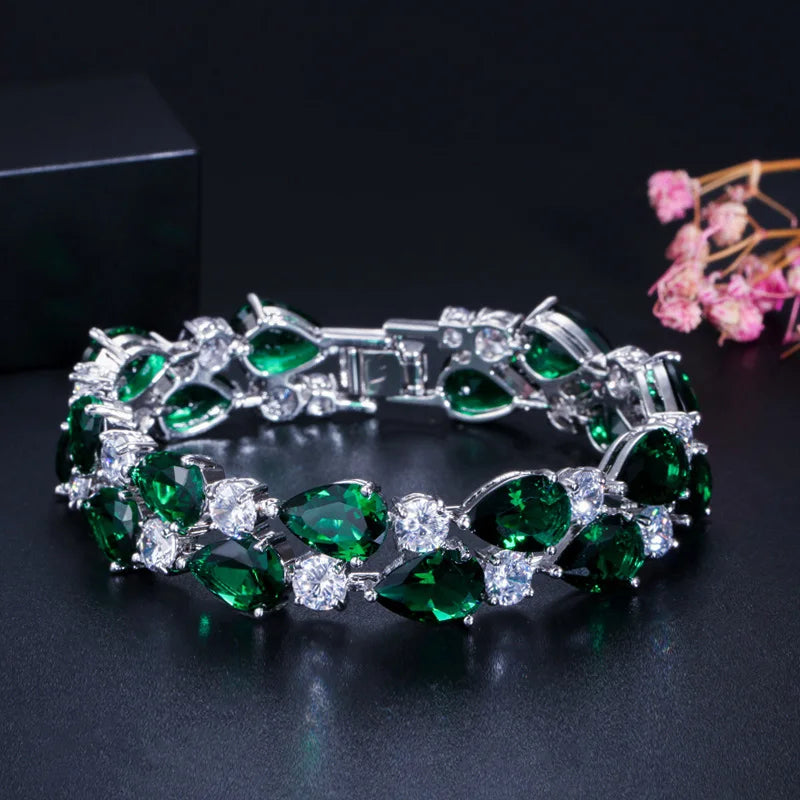 Dual Tear Drop Bracelet