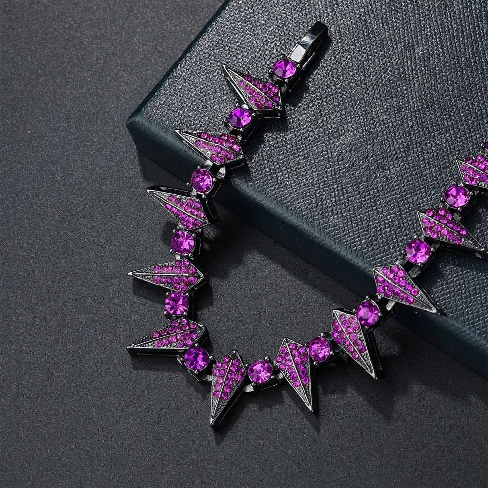 Violet Synth Necklace