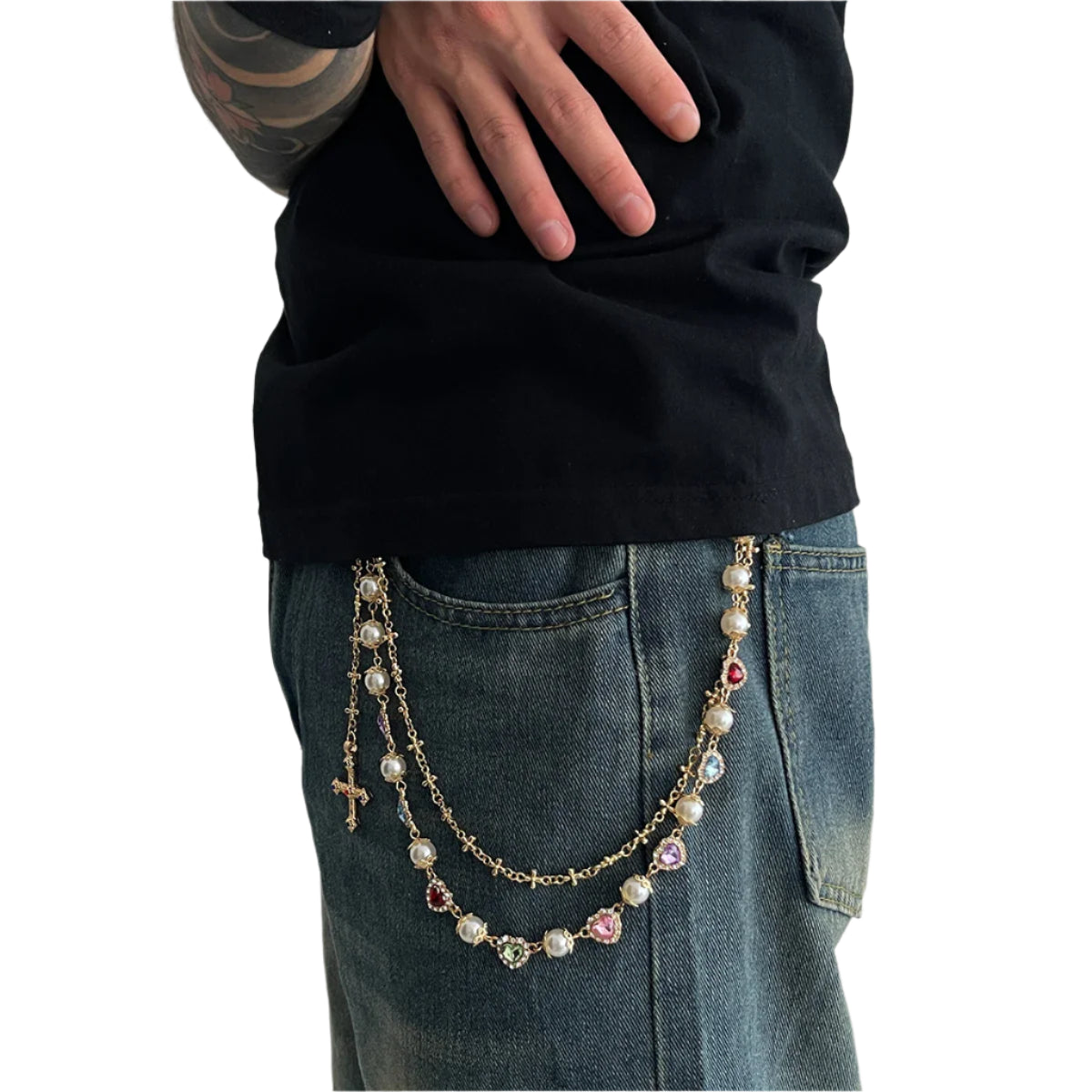 Salircon V3 Cross Pearl Beltchain