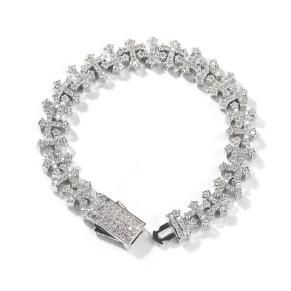 Iced Cross Bracelets