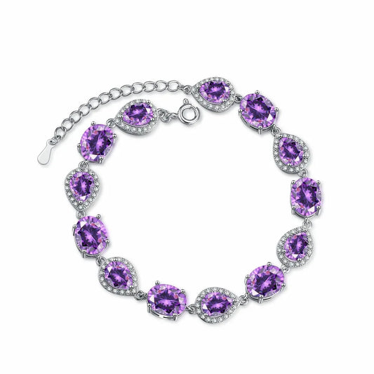 Spaced Trinity Drop Bracelet