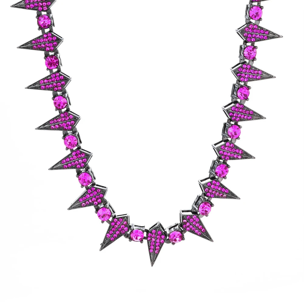 Violet Synth Necklace