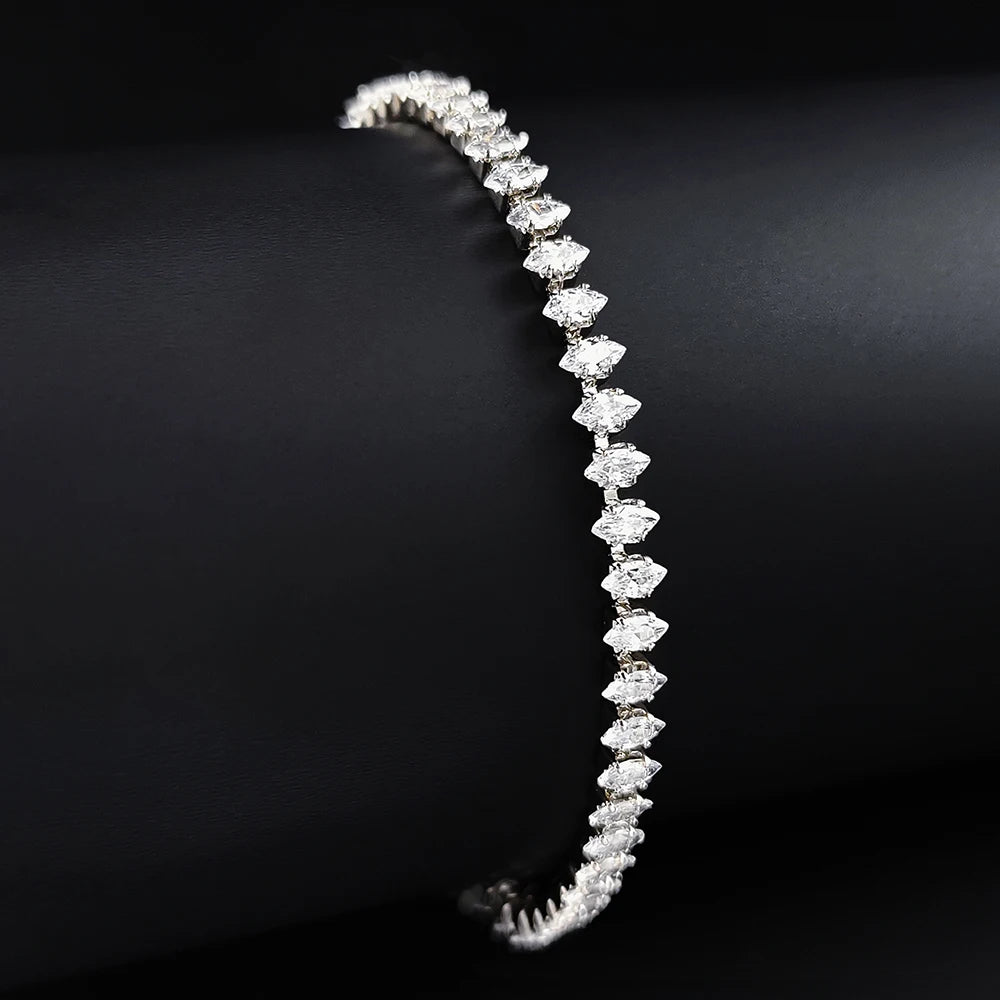 Marquise Oval Cut Bracelet