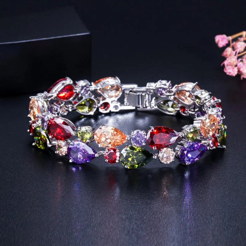 Dual Tear Drop Bracelet