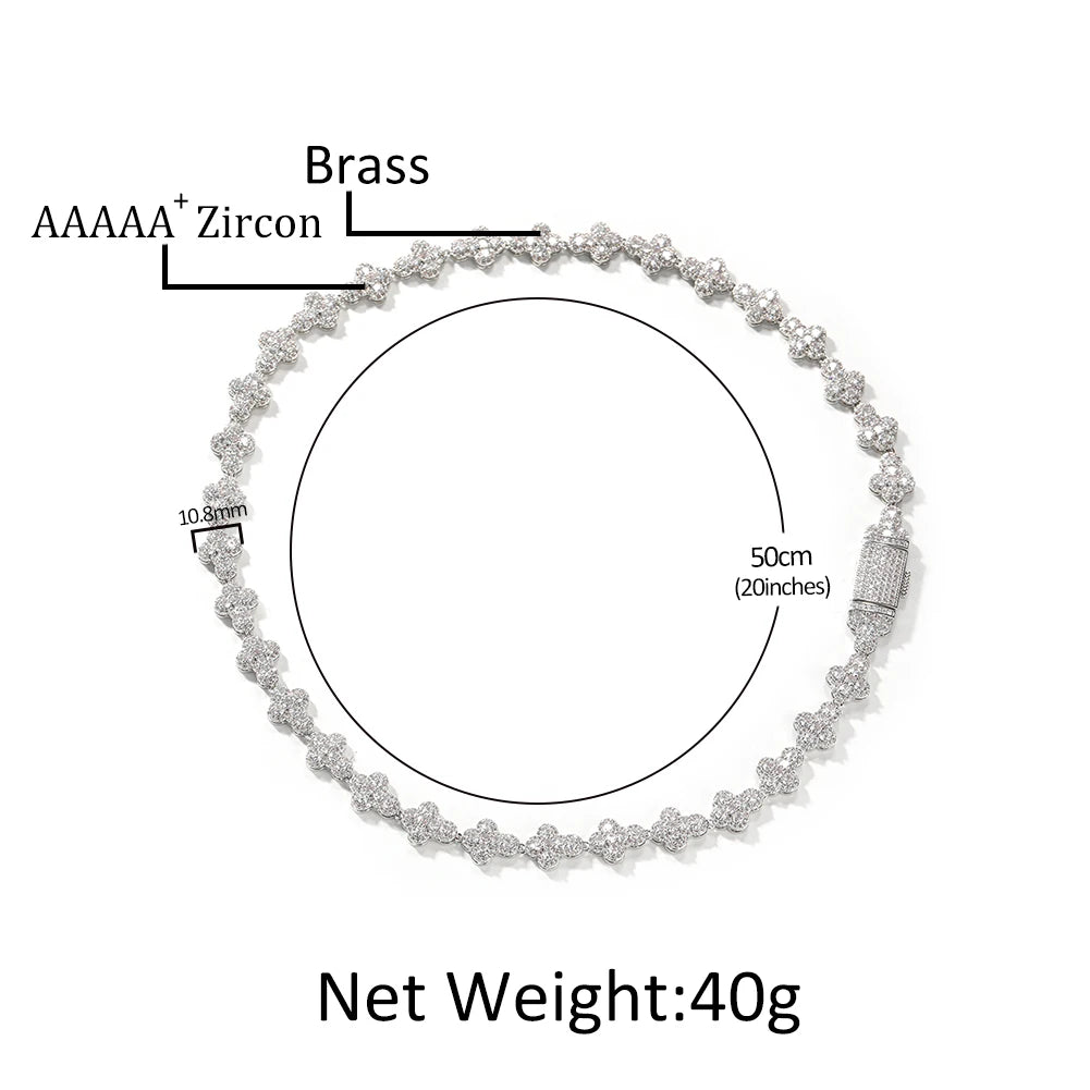 Full Cross Charm Chain Bracelet