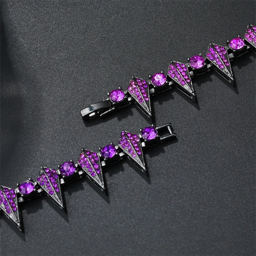 Violet Synth Necklace