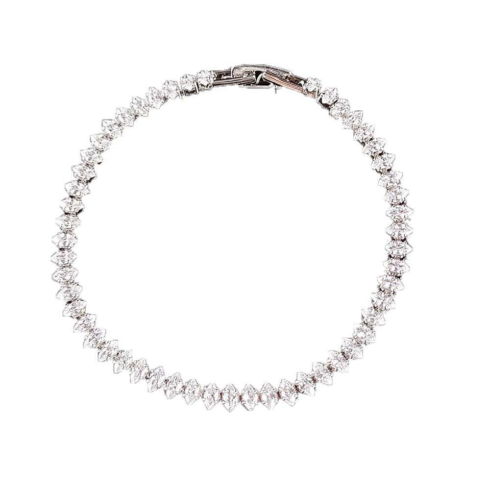 Marquise Oval Cut Bracelet