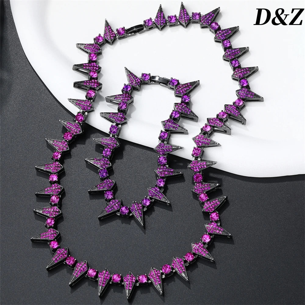 Violet Synth Necklace
