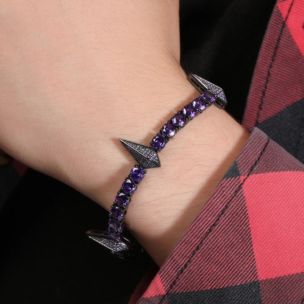 Amethyst Fang Bracelet