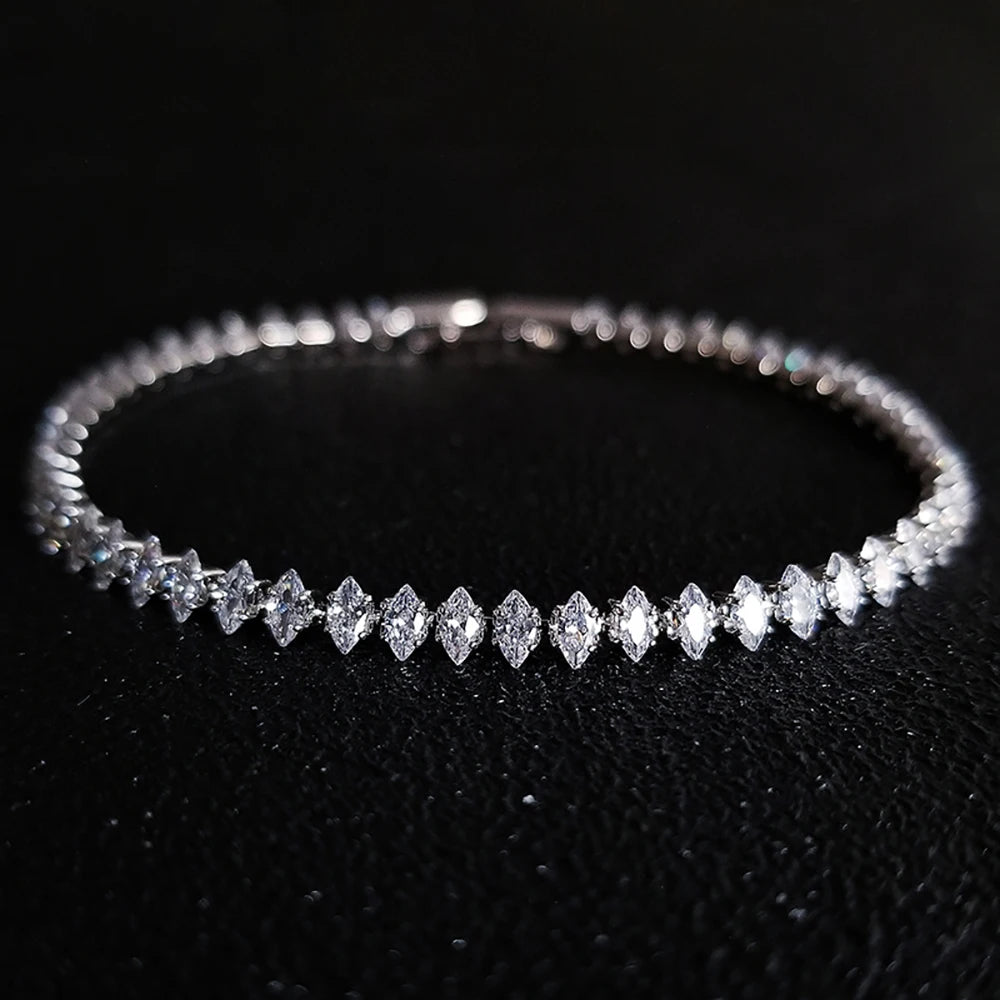 Marquise Oval Cut Bracelet