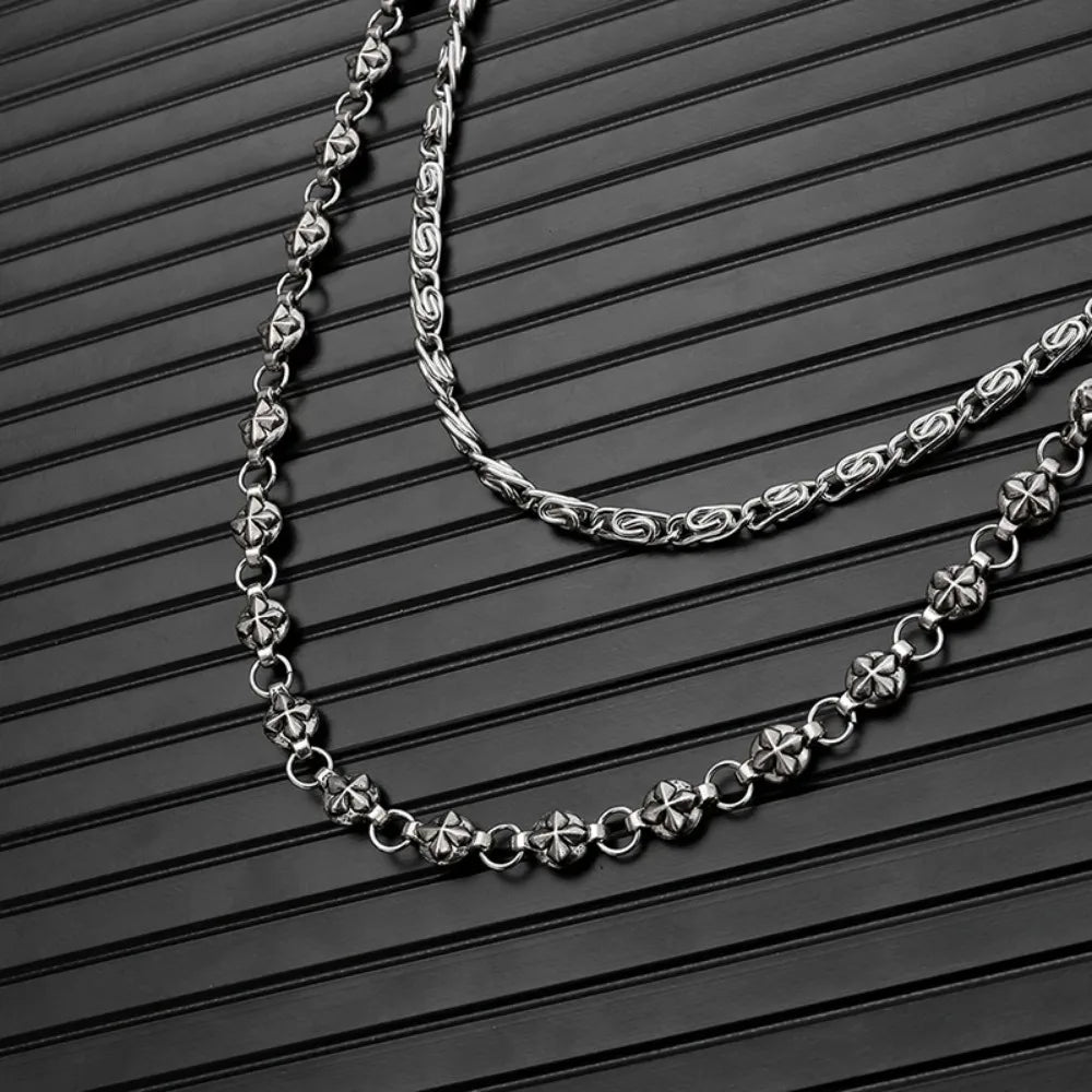 Crossed Dangle Chain