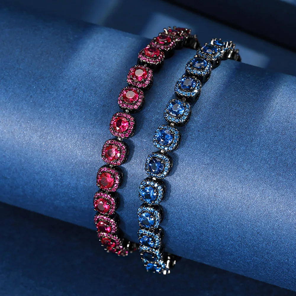 Retro Ruby Star Bracelets