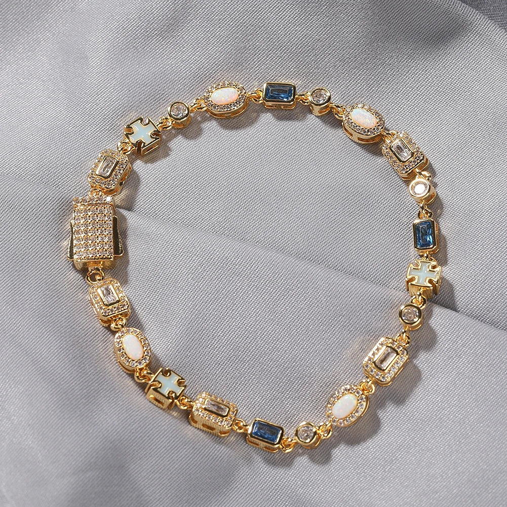 King Split Gem Bracelet