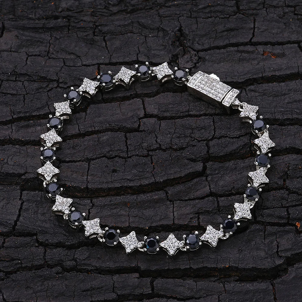 Dark Star Tennis Bracelet