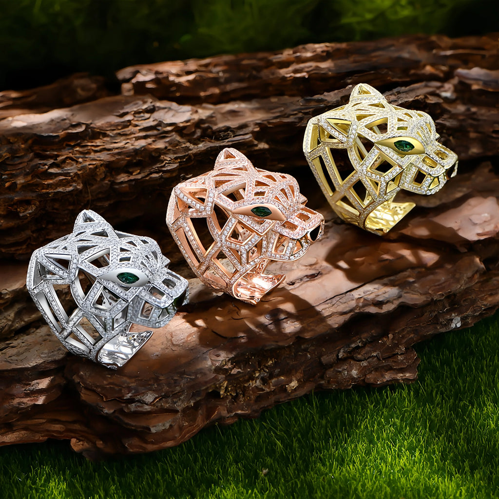 Cryptic Leopard Ring