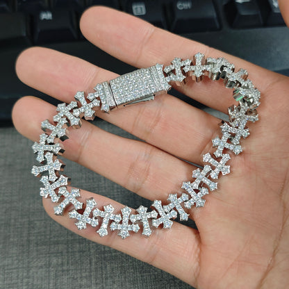 Iced Cross Bracelets
