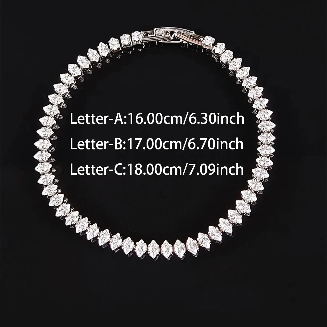 Marquise Oval Cut Bracelet