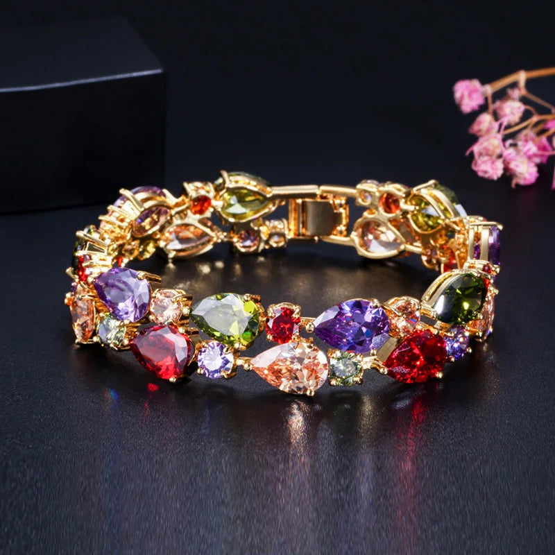 Dual Tear Drop Bracelet