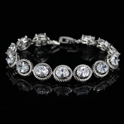 Halo Blossom Drop Bracelet