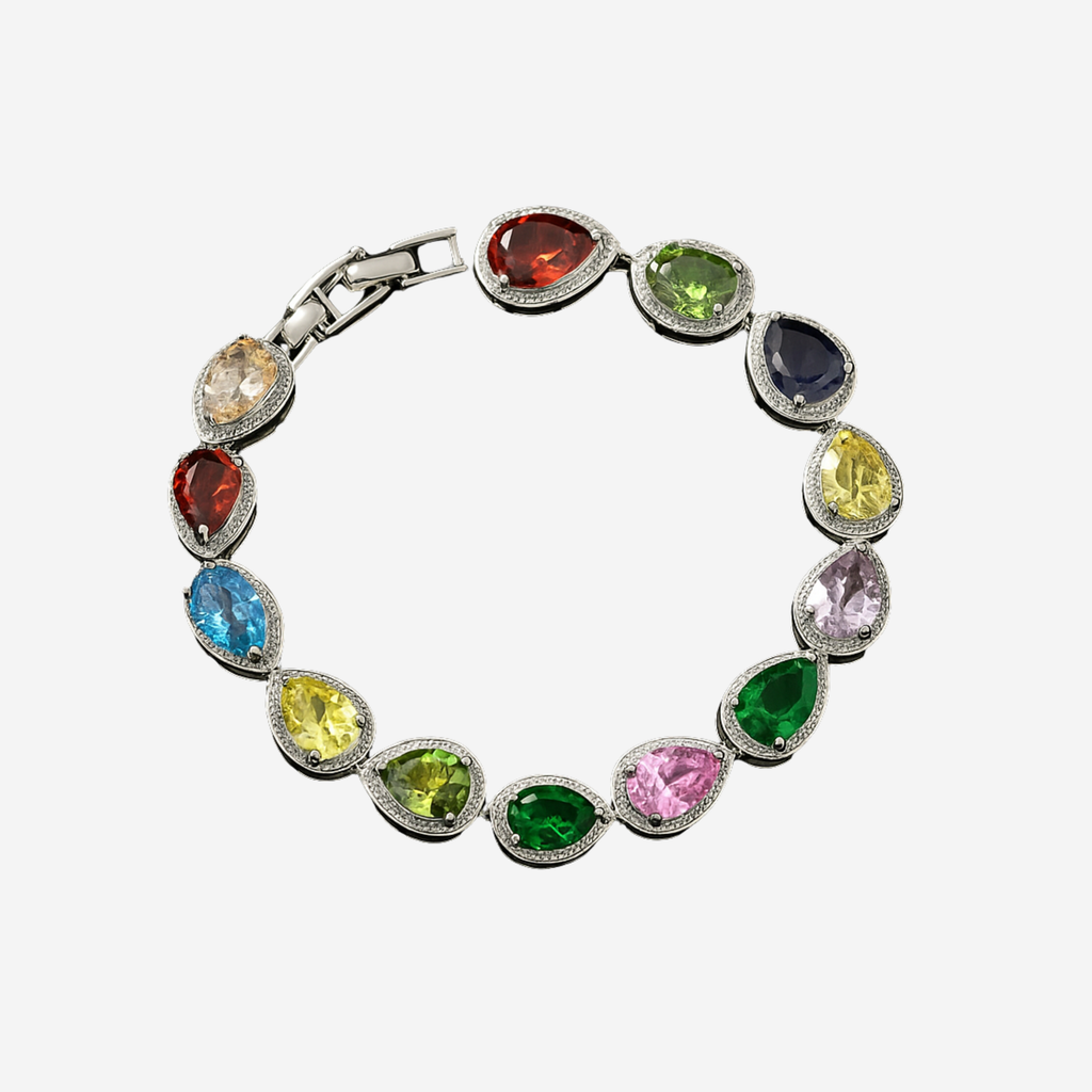 Retro Blossom Drop Bracelet