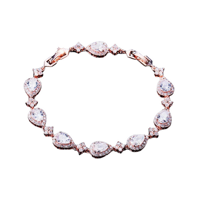 Spaced Star Droplet Bracelet